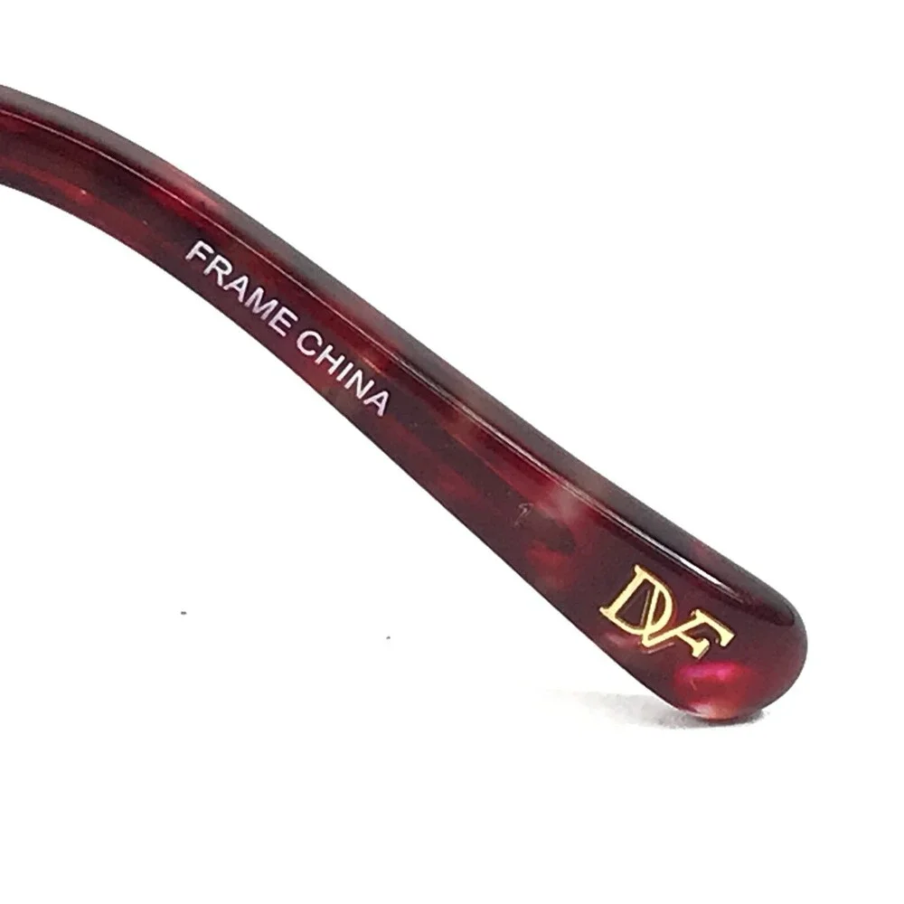 Diane Von Furstenberg Eyeglasses Frames DVF8046 207 Bronze Burgundy 51-16-135